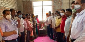 डॉ श्यामा प्रसाद मुखर्जी पुण्य स्मृति दिवस पर पुष्पांजलि कार्यक्रम का आयोजन