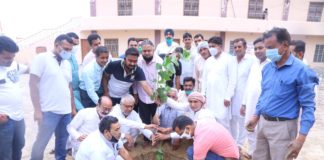 हरियालाे राजस्थान अभियान के तहत लॉयन्स सिटी ने किया पौधारोपण