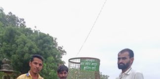 डाबला में बालाजी मानस मंडल द्वारा किया गया पौधरोपण