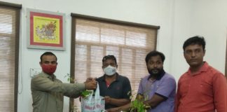 शाहपुरा नगर पालिका द्वारा औषधीय पौधों का वितरण