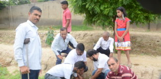 सद्भावना विकास समिति ने किया पौधारोपण, अब अगले सप्ताह से मंदिरों में गमले रखने का अभियान करेंगे शुरू