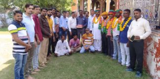 नवनिर्वाचित नगर अध्यक्षओं का किया स्वागत