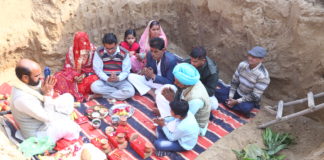 बालाजी मंदिर का शिलान्यास