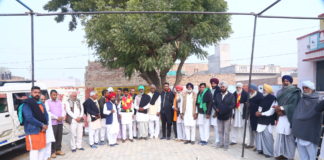 किसान विजय रैली का स्वागत, किसान नेताओं का किया सम्मान