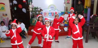 क्रिसमिस पर जमकर झुमे नन्हं सांता