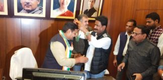 बांसवाड़ा के सह पर्यवेक्षक गोपाल केसावत ने गोविंद सिंह डोटासरा से की शिष्टाचार मुलाक़ात