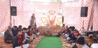 शहर की सुख स्मृद्धि व खुशहाली के लिए करवाया सुन्दरकांड पाठ