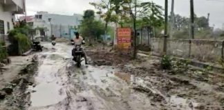 शाहपुरा में आदर्श नगर मेन सड़क क्षतिग्रस्त, क्षेत्र की जनता करेगी आंदोलन