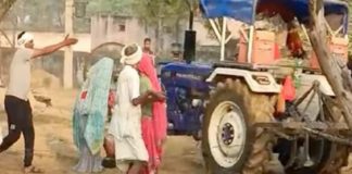 भरतपुर में जमीनी विवाद के चलते युवक को ट्रेक्टर से कुचला…देखें video