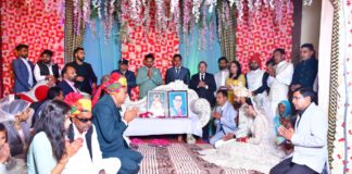 बाबा साहेब अम्बेडकर, संविधान ओर महापुरुषों को साक्षी मानकर दहेज मुक्त शादी सम्पन्न