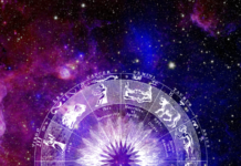Blue Purple Horoscope Starry Sky Instagram Post
