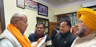 शिक्षा मंत्री मदन दिलावर से अखिल राजस्थान प्रबोधक संघ के प्रतिनिधि की औपचारिक मुलाकात