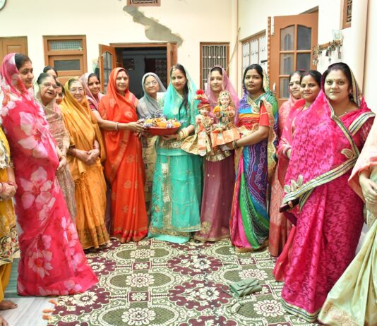 हनुमानगढ़ टाउन में गणगौर पर्व की धूम