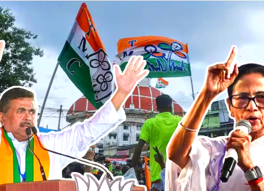 भवानीपुर में हाई-वोल्टेज मुकाबला,ममता ने बंगाल चुनाव में धांधली का लगाया आरोप, सुवेंदु अधिकारी ने किया पलटवार