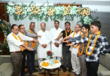होलसेल फुटवियर एसोसिएशन की नई कार्यकारिणी ने ली शपथ