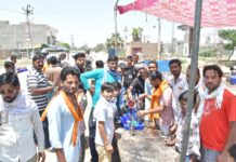 भीषण गर्मी में राहगीरों को मिली ठंडे मीठे पानी की राहत