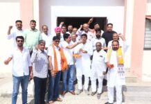 पूर्वाेत्तर व पांडुचेरी में भाजपा की जीत पर हनुमानगढ़ में जश्न