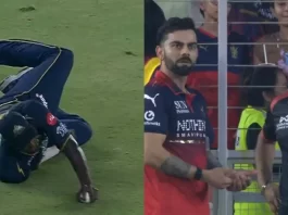 RCB vs GT मैच के दौरान विराट कोहली का मैदान पर हाई वोल्टेज ड्रामा, देखिए VIDEO में क्या हुआ?