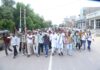 पीटीआई भर्ती में पद बढ़ाने की मांग को लेकर अभ्यर्थियों का प्रदर्शन