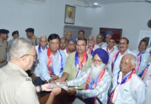 सेवानिवृत्त पुलिस कल्याण संस्थान ने मंत्री गौतम दक के खिलाफ जताया रोष