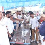 श्री अमृत सेवा समिति ने भीषण गर्मी में लगाई ठंडे मीठे जल व जलजीरा की छबील