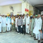 गुणवत्ताहीन नहर निर्माण पर किसानों का विरोध, कार्य रुकवाने की मांग