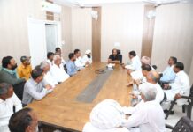 नोहर फीडर में हिसार ड्रेनेज का पानी डालने का काश्तकारों ने किया विरोध