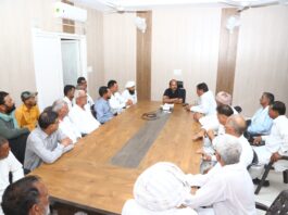 नोहर फीडर में हिसार ड्रेनेज का पानी डालने का काश्तकारों ने किया विरोध