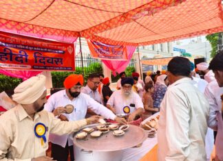 गुरु अर्जन देव जी के शहीदी पर्व को समर्पित सुखमनी साहिब की पाठ लड़ी का भव्य समापन हुआ
