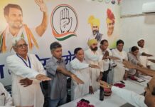 जिला कांग्रेस कमेटी हनुमानगढ़ की नवगठित कार्यकारिणी का शपथ ग्रहण समारोह एवं मासिक बैठक संपन्न