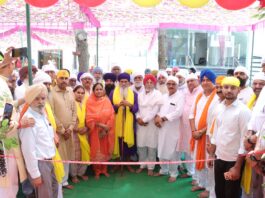 लंगर हॉल का लोकार्पण, संगत को मिलेगी बेहतर सुविधा