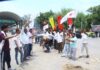 नीट पेपर लीक मामले को लेकर युवाओं का प्रदर्शन