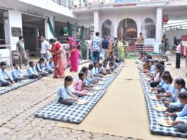 कन्या पूजन के साथ गुप्त नवरात्रि महोत्सव में उमड़ी श्रद्धा