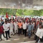 लोकतांत्रिक अधिकारों की रक्षा और शिक्षा सुधार की मांग को लेकर सीटू का प्रदर्शन