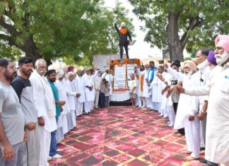 शहीद ऊधम सिंह के बलिदान को किया नमन, पुष्पांजलि अर्पित कर दी श्रद्धांजलि