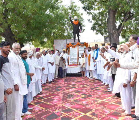 शहीद ऊधम सिंह के बलिदान को किया नमन, पुष्पांजलि अर्पित कर दी श्रद्धांजलि