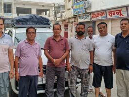 बर्फानी सेवा समिति का तीसरा जत्था अमरनाथ यात्रा के लिए बालटाल रवाना