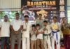 राजस्थान ओपन कराटे प्रतियोगिता में हनुमानगढ़ के खिलाड़ियों का दमदार प्रदर्शन