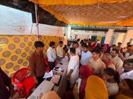 ग्रामीण जन कल्याण शिविर में लाभार्थियों को दिए पट्टे व प्रमाण पत्र