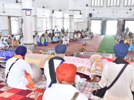 शहीदी जोड़ मेले को लेकर गुरुद्वारा साहिब में लड़ीवार अखंड पाठों की श्रृंखला जारी