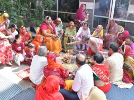 श्री शिव महापुराण कथा का हवन यज्ञ एवं पूर्णाहुति के साथ हुआ विश्राम