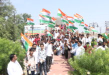 तिरंगे के रंग में रंगा हनुमानगढ़, युवाओं ने निकाली भव्य तिरंगा रैली*