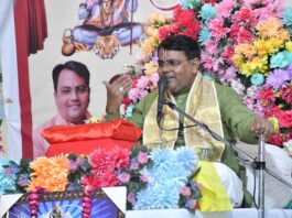 शिव-पार्वती विवाह प्रसंग से गूंजा शिव महापुराण कथा पंडाल