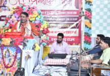 शिव महापुराण कथा में उमड़ा श्रद्धा का सैलाब