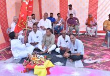 जन्माष्टमी पर्व की तैयारियों का भूमि पूजन के साथ हुआ शुभारंभ