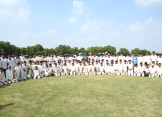 अंडर-16 क्रिकेट चयन ट्रायल में 143 खिलाड़ियों ने आजमाया हुनर
