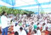 अटल भूजल योजना के तहत डिग्गियों के अनुदान की मांग को लेकर किसानों का महापड़ाव