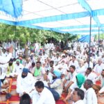अटल भूजल योजना के तहत डिग्गियों के अनुदान की मांग को लेकर किसानों का महापड़ाव