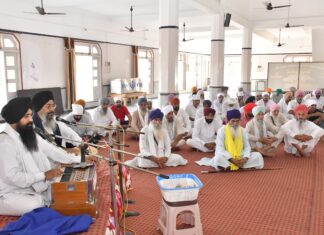 शहीदी जोड़ मेले को लेकर पांच अखंड पाठों का भोग, छः नए अखंड पाठों का प्रकाश