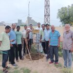 हरियालो महाअभियान के तहत मानव उत्थान सेवा समिति ने लगाए 35 पौधे